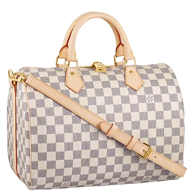2013 Damier Azur Speedy Bandouliere Speedy 25 N41000
