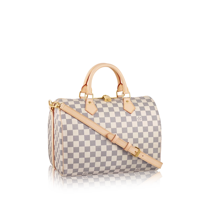 2013 Damier Azur Speedy Bandouliere Speedy 30 N41001