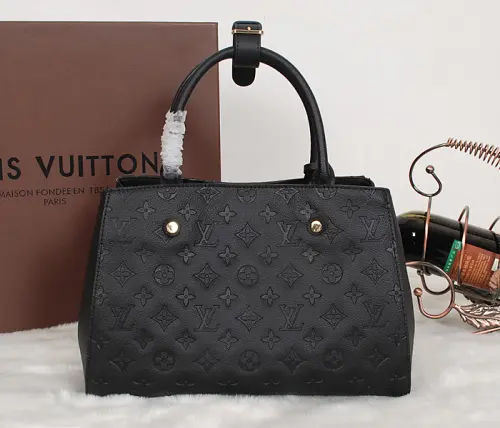2014 Monogram Canvas Montaigne Bag BB-Black M41050-3