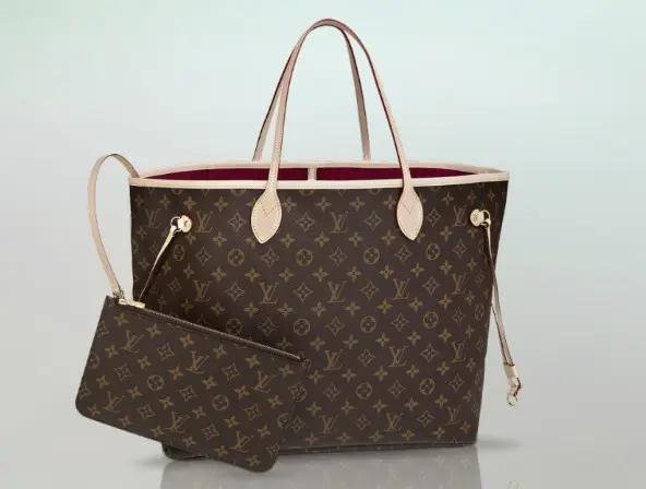 2014 New Monogram Neverfull GM/ Red with Pochette M40991