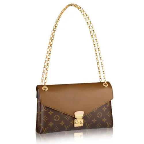 2014 Pallas Chain Aurore Shoulder Bag-Brown M41203