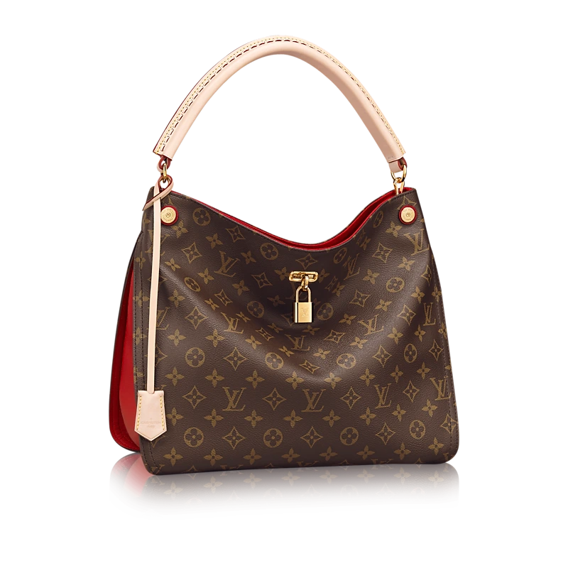 2015 Gaia Monogram Hobo Handbag-Cherry M41620