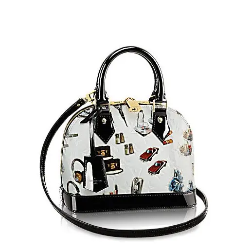 2015 Monogram New Sticker Vernis Alma BB M50419