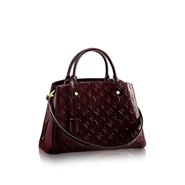 2015 Monogram Vernis Montaigne MM-Amarante M50400-1