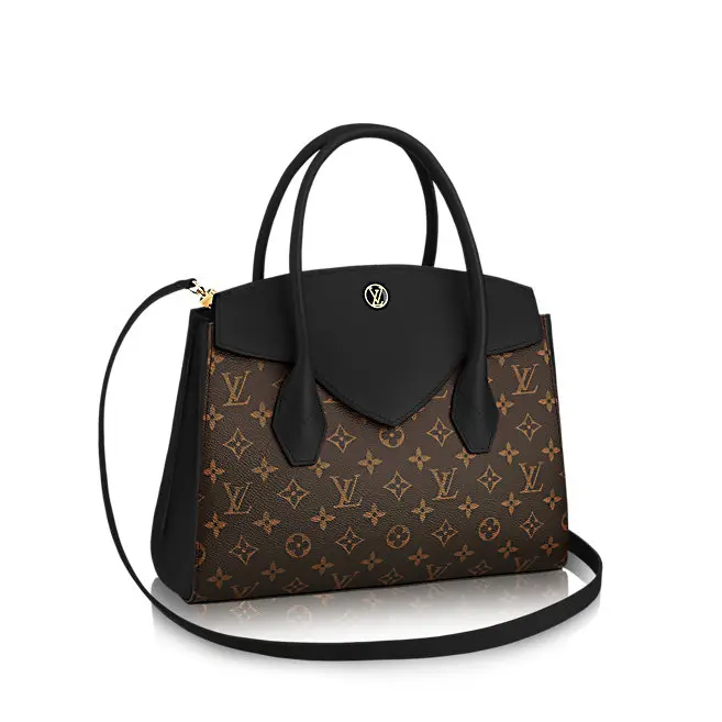 2017 Monogram Canvas Florine Handbag-Black M42270