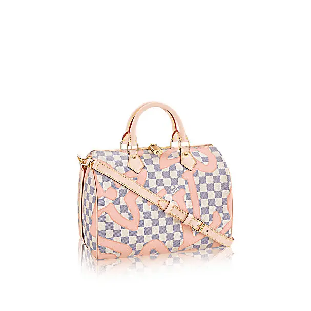 2017 Premium Damier Azur Speedy Bandouliere 30 N41052