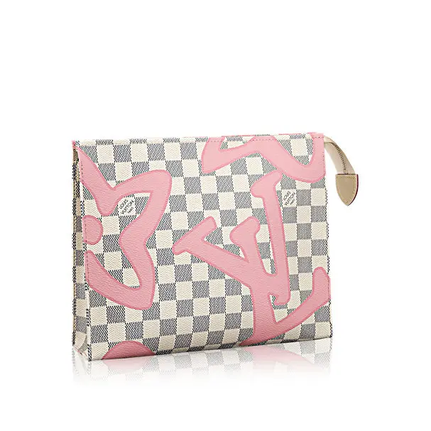 2017 Premium Damier Azur Toiletry Pouch N41049