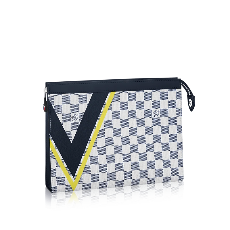 2017 Premium Damier Coastline Pochette Voyage MM N60049