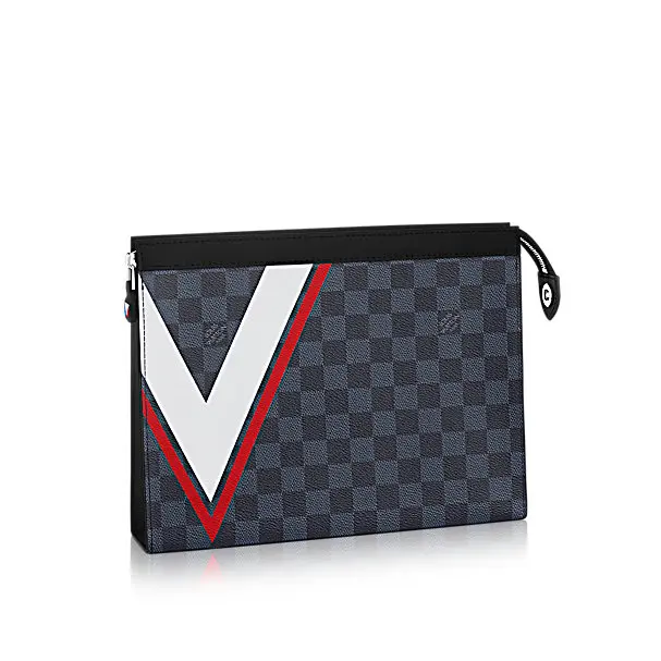 2017 Premium Damier Cobalt Pochette Voyage MM N64023