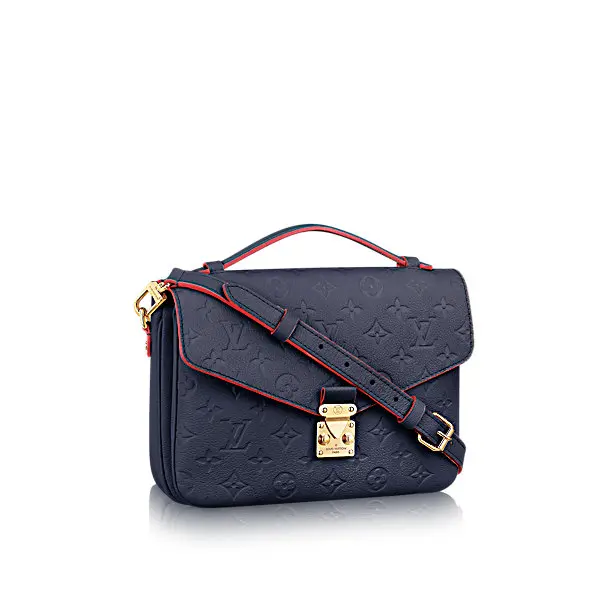 2017 Premium Empreinte Leather,Pochette Metis-Blue M44071