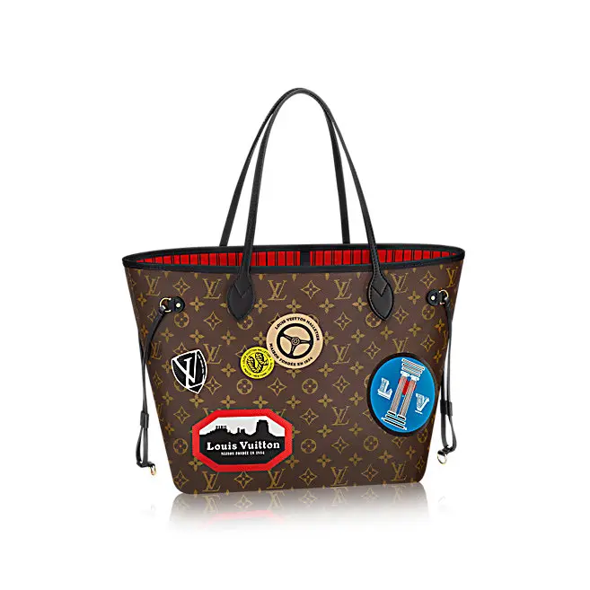 2017 Premium Monogram Canvas Icon Neverfull MM M42844