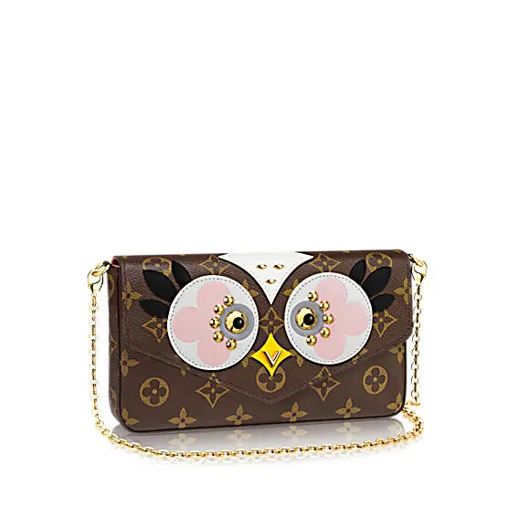 2017 Premium Monogram Canvas Pochette Felicie Shoulder Bag M62415