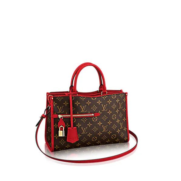 2017 Premium Monogram Canvas Popincourt Bag-Red M43433