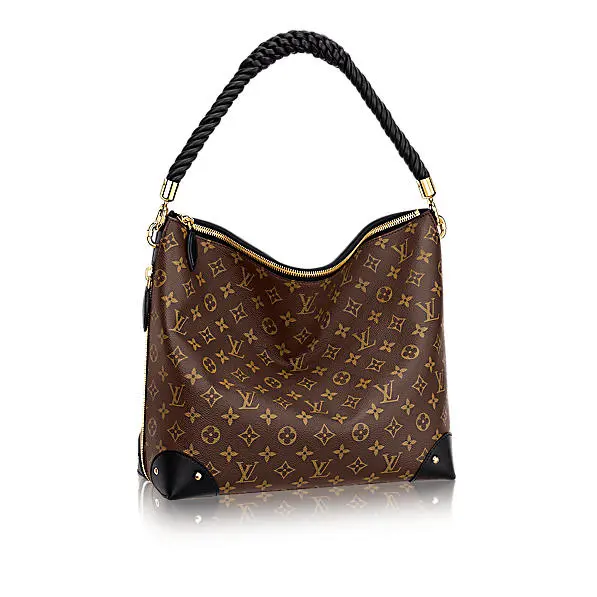 2017 Premium Monogram Canvas Triangle Softy Handbag M44130
