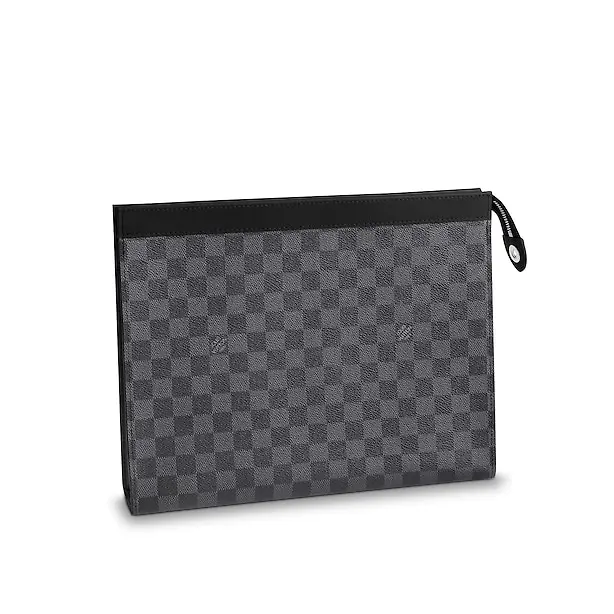 2018 Men Pochette Voyage GM Damier Graphite Canvas N60054