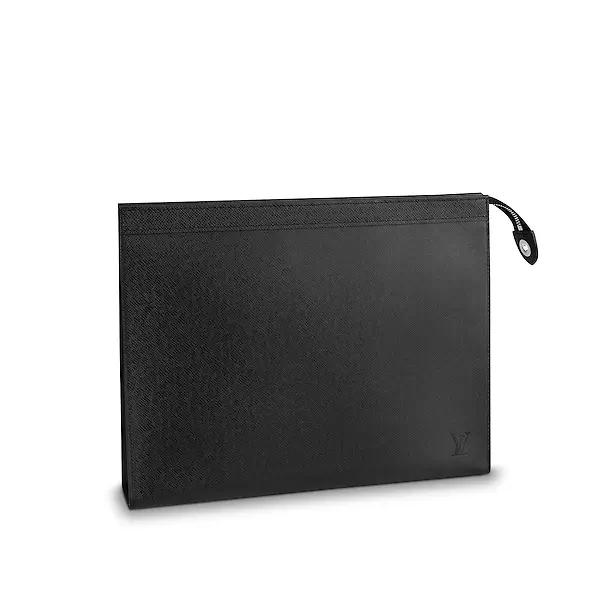 2018 Men Pochette Voyage GM Taiga Leather M30043