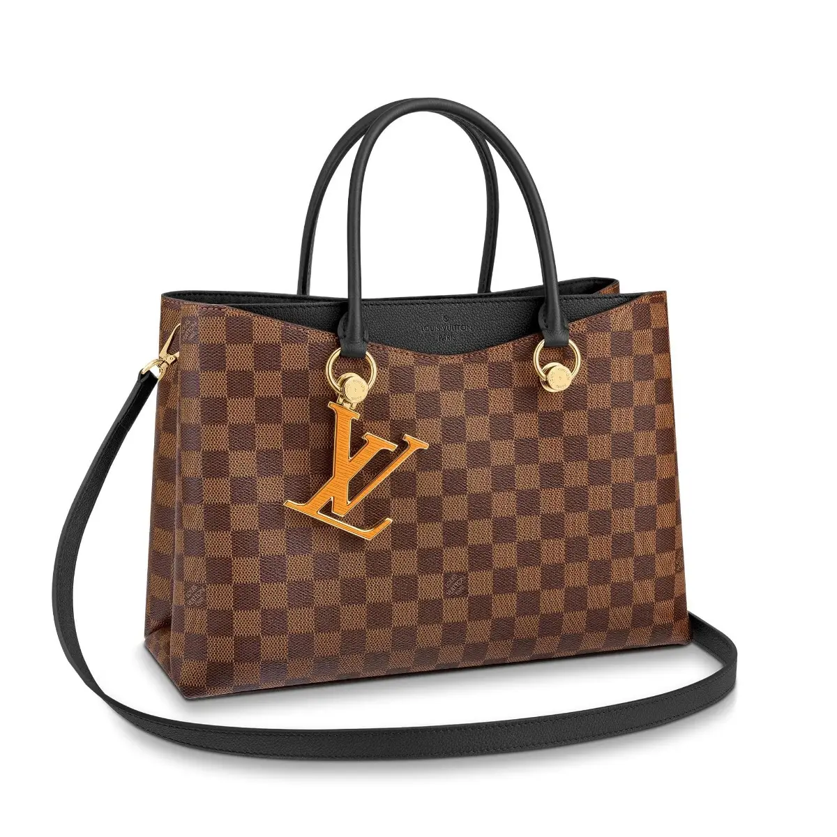 2018 Premium Damier Ebene Canvas LV Riverside-Noir N40050