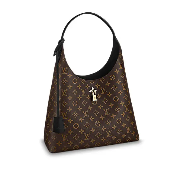 2018 Premium Flower Monogram Hobo handbag-Black M43545