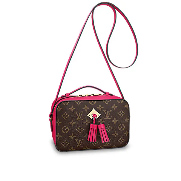 2018 Premium Monogram Canvas Saintonge Handbag-Freesia M43557