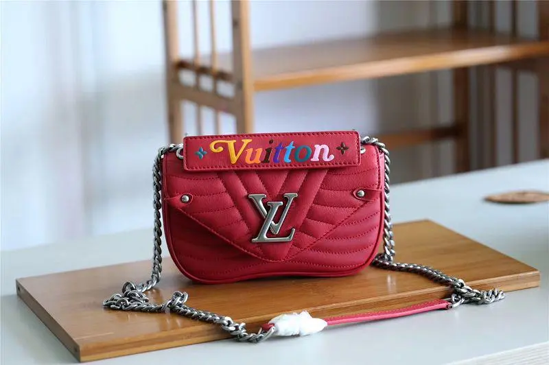 2018 Premium New Wave Chain Bag PM-Scarlet-red Ecarlate M51930