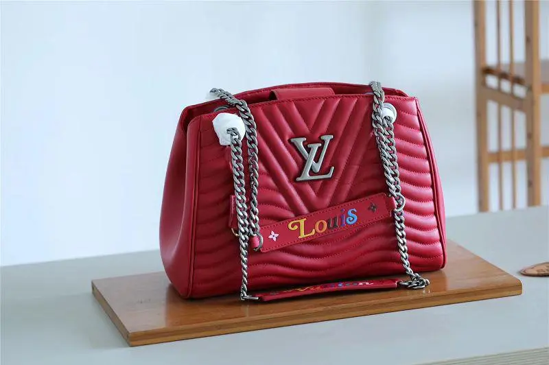 2018 Premium New Wave Chain Tote-Scarlet-red Ecarlate M51497