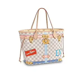 2018 Premium Resort Damier Azur Neverfull MM M41065