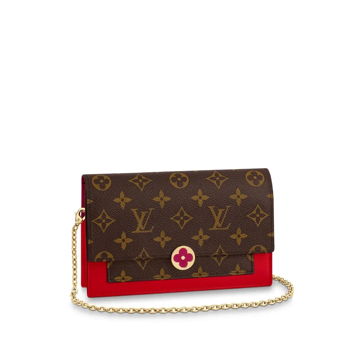 2019 Cruise Flore Chain Wallet-Red M67406