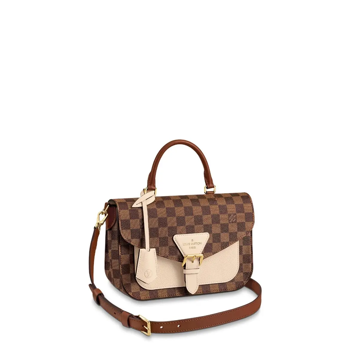2019 Damier Ebene Trendy Crossbody-Creme N40148