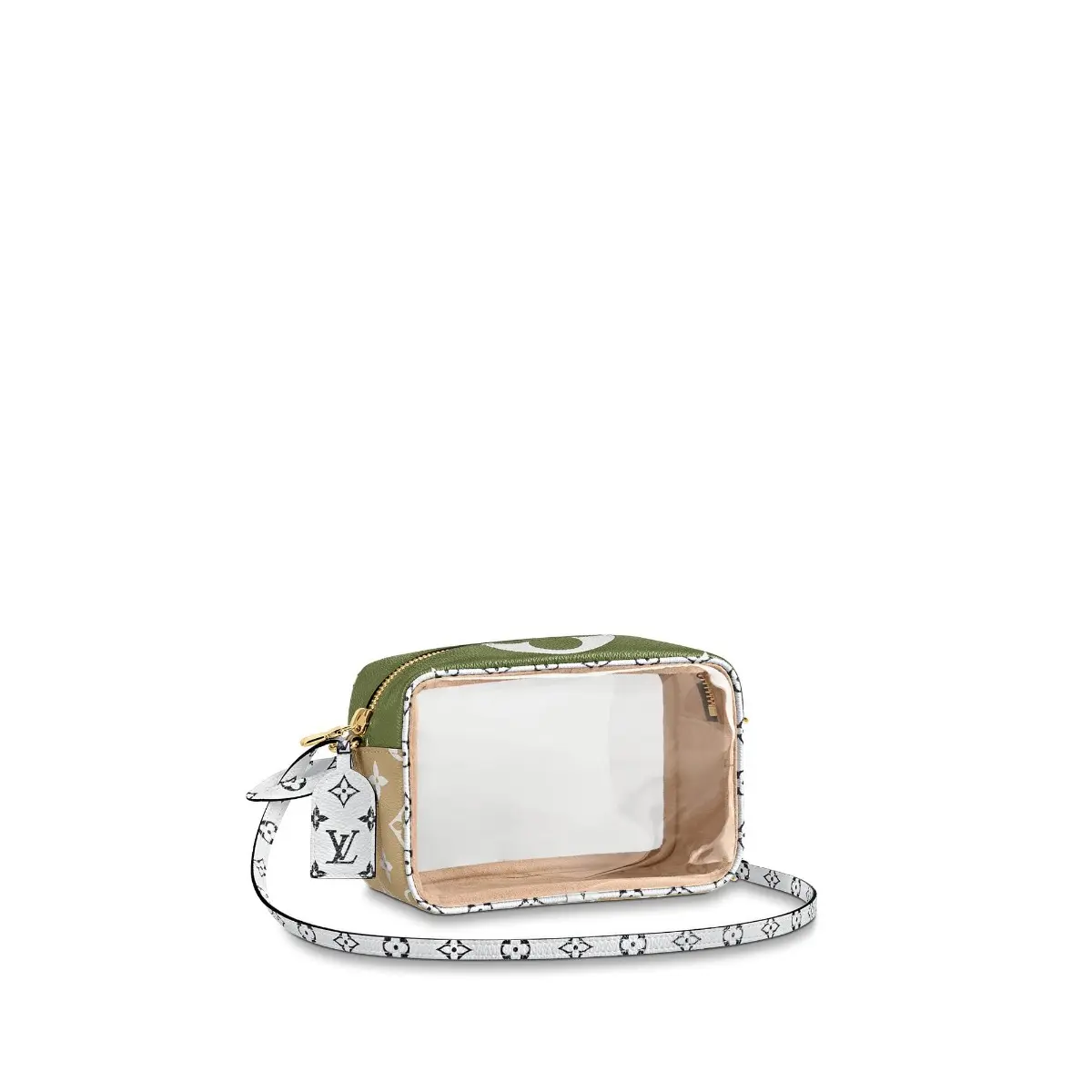 2019 Giant/Mini Monogram canvas Beach Pouch-Kaki M67610