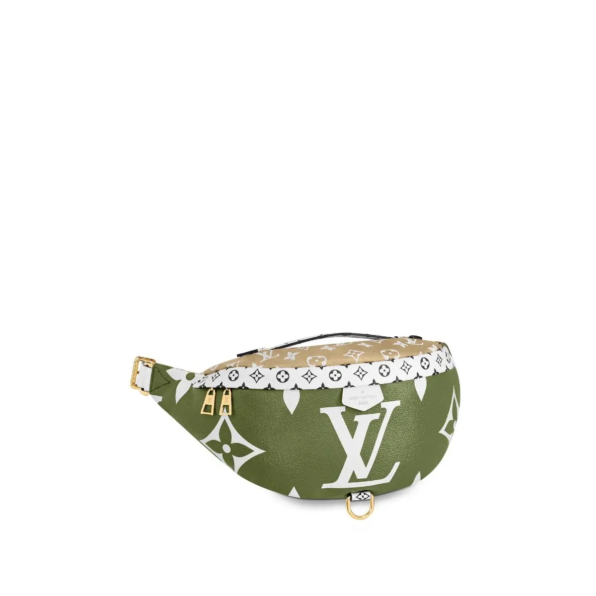 2019 Giant/Mini Monogram canvas Bumbag-Kaki M44611