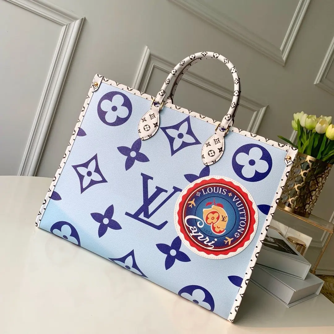 2019 Giant/Mini Monogram Hawaii Onthego-Blue M44571-Hawaii
