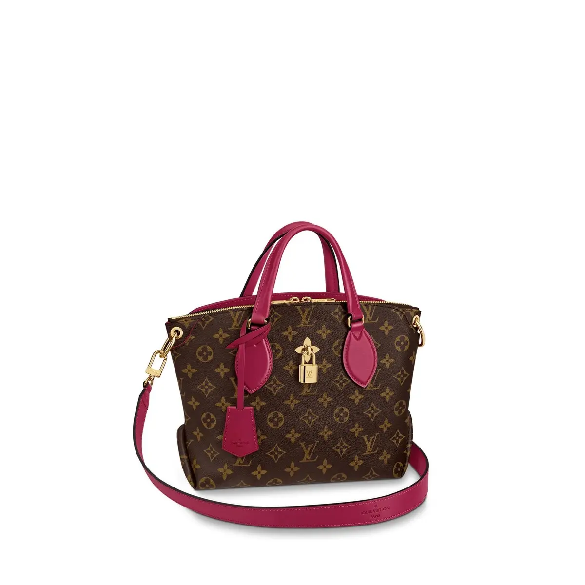 2019 Monogram Canvas Flower Zipped Tote PM M44350
