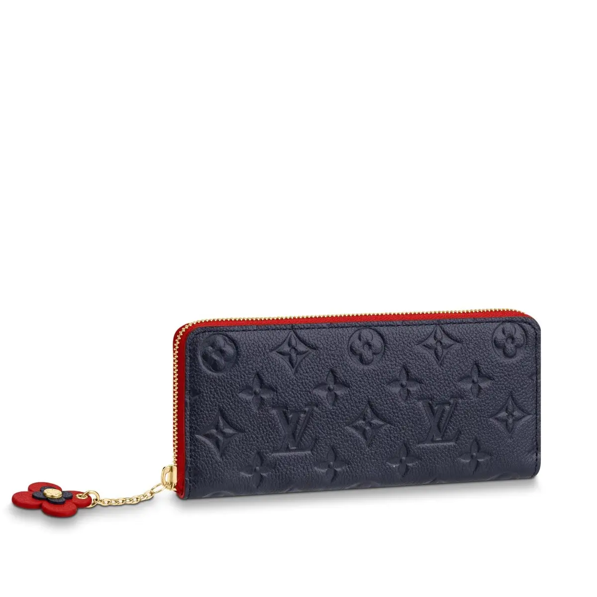 2019 Monogram Empreinte Clemence Wallet-Marine Rouge M63920