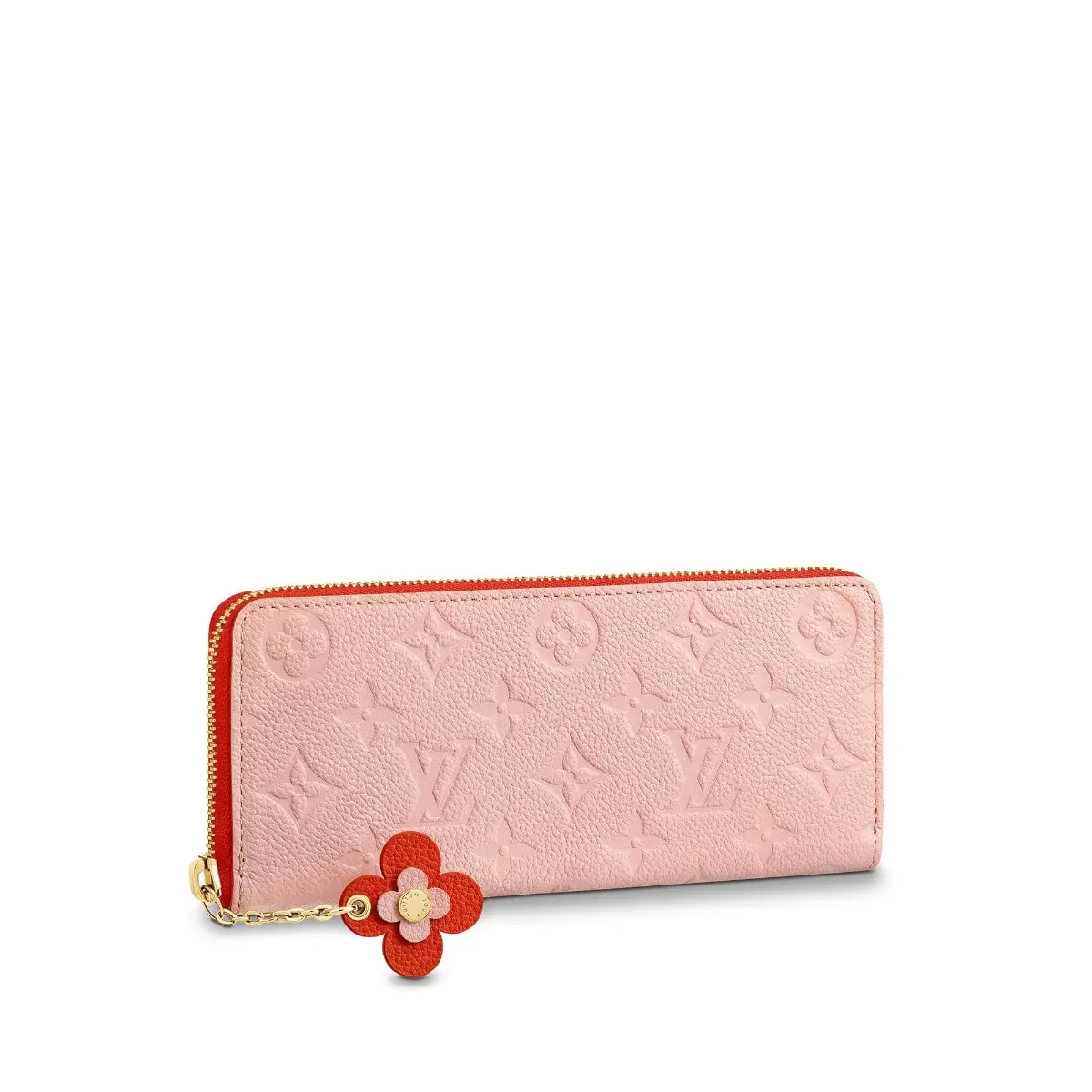 2019 Monogram Empreinte Clemence Wallet-Rose Poudre M64161