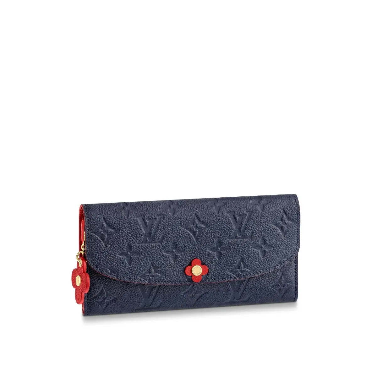 2019 Monogram Empreinte Emilie Wallet-Marine Rouge M63918