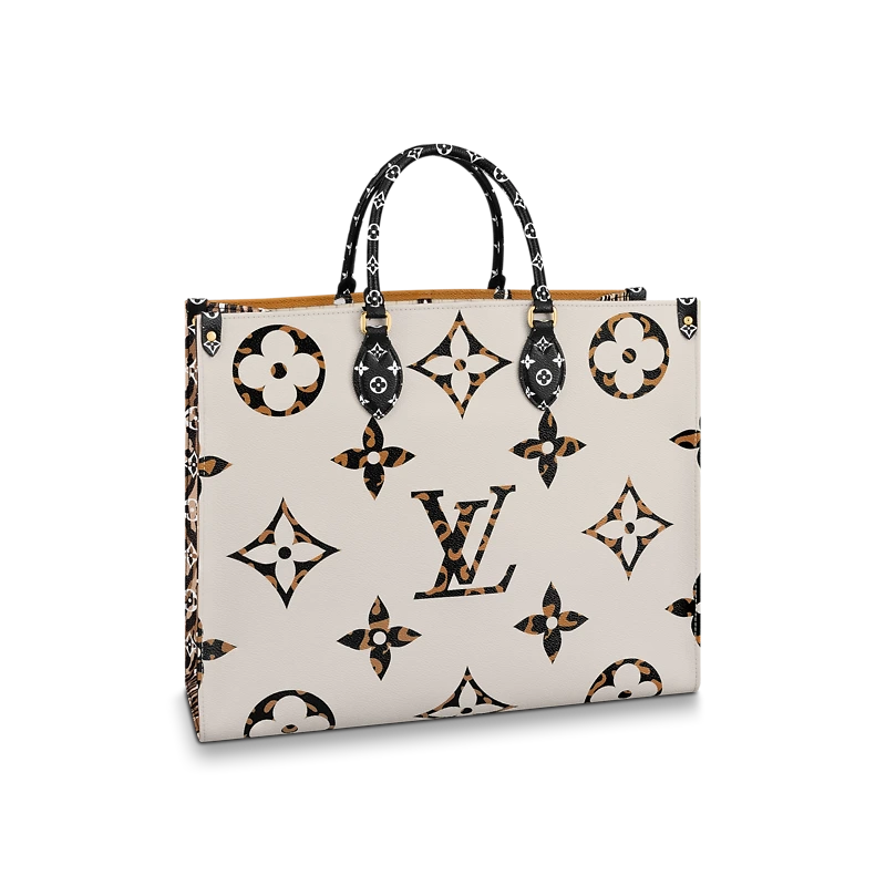 2019 Monogram Motif Onthego Tote Bag-Ivoire M44675