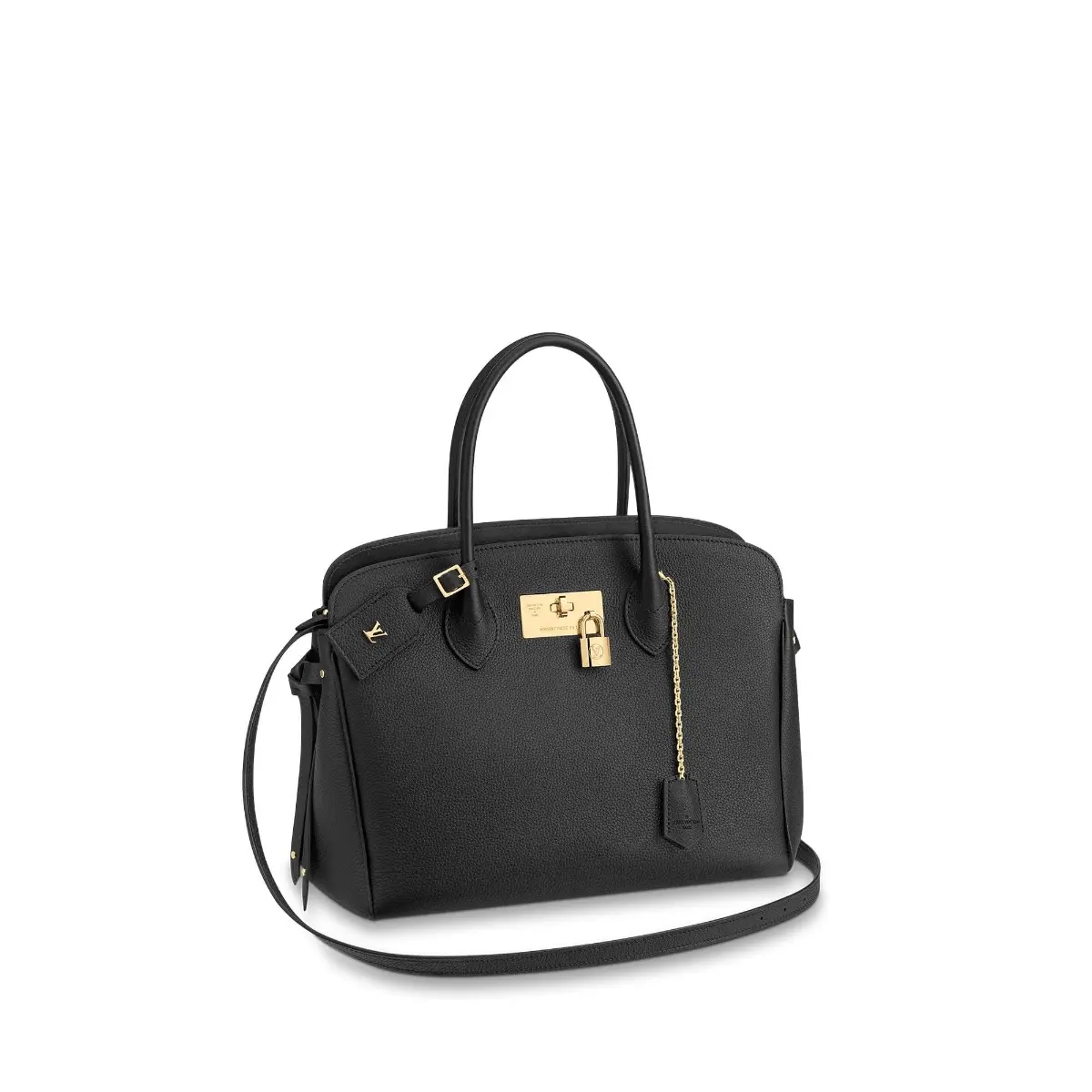 2019 Veau Nuage Milla MM Handbag-Black M54348