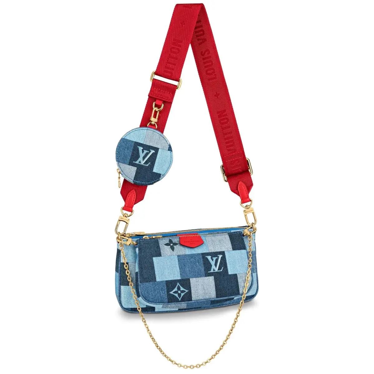 2020 Monogram Denim Multi Pochette Accessoires M44990
