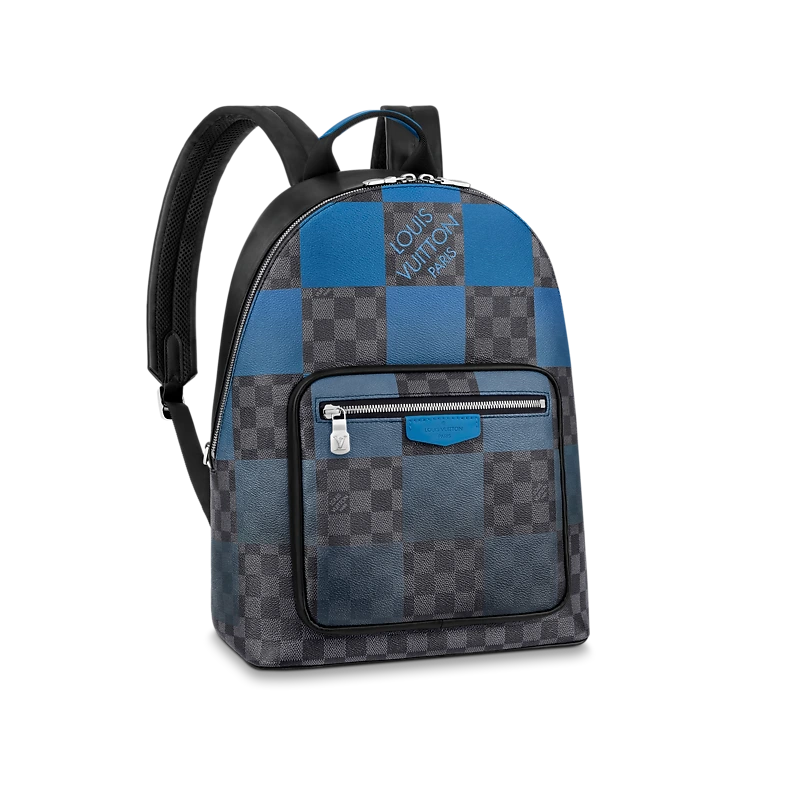 Blue Damier Graphite Giant Josh Backpack N40402