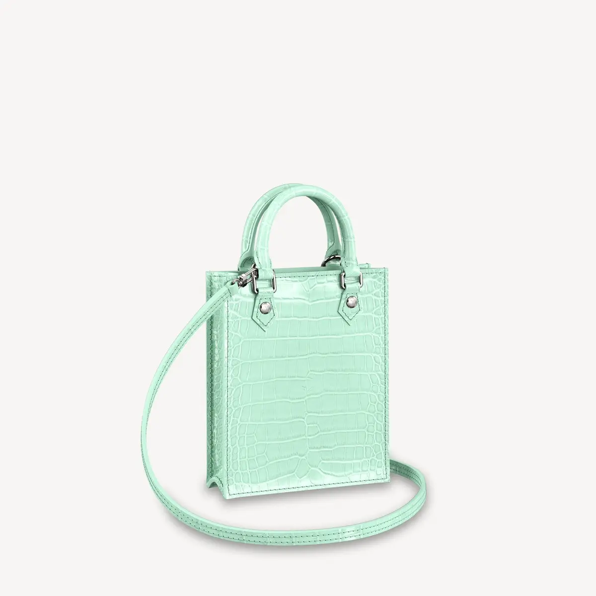 Brilliant Alligator leather Petit Sac Plat Bag N99487
