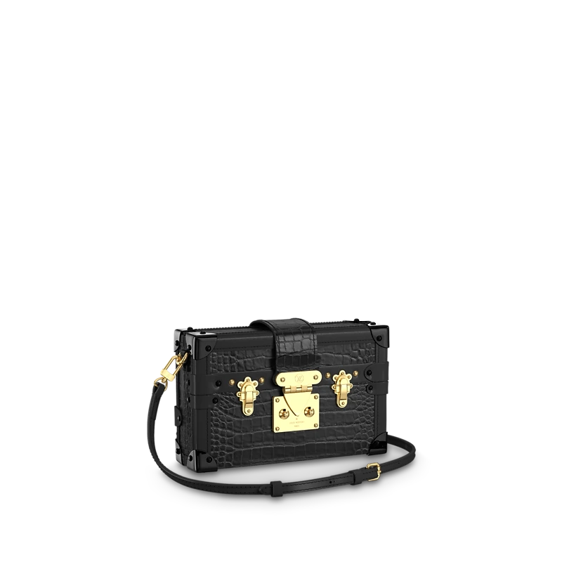 Crocodilian Leather Petite Malle N92049