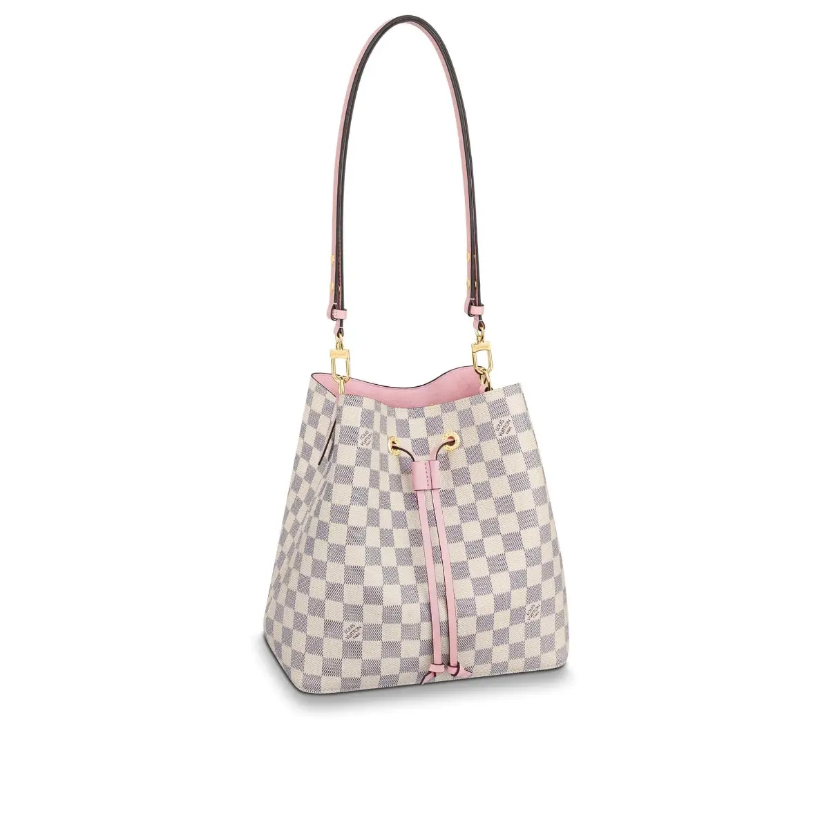 Damier Azur NeoNoe Bucket Bag-Eau de Rose N40152