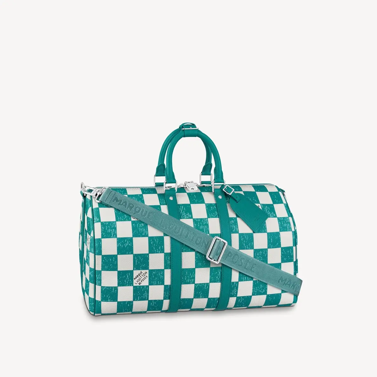 Damier Checkerboard Keepall Bandouliere 45 Bag N80404