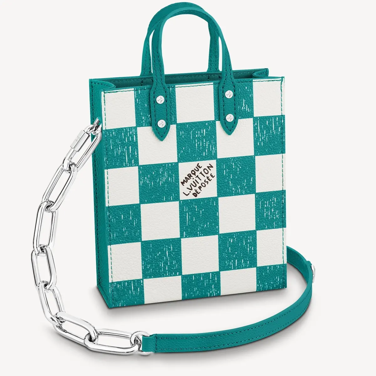 Damier Checkerboard Sac Plat XS Bag N60495