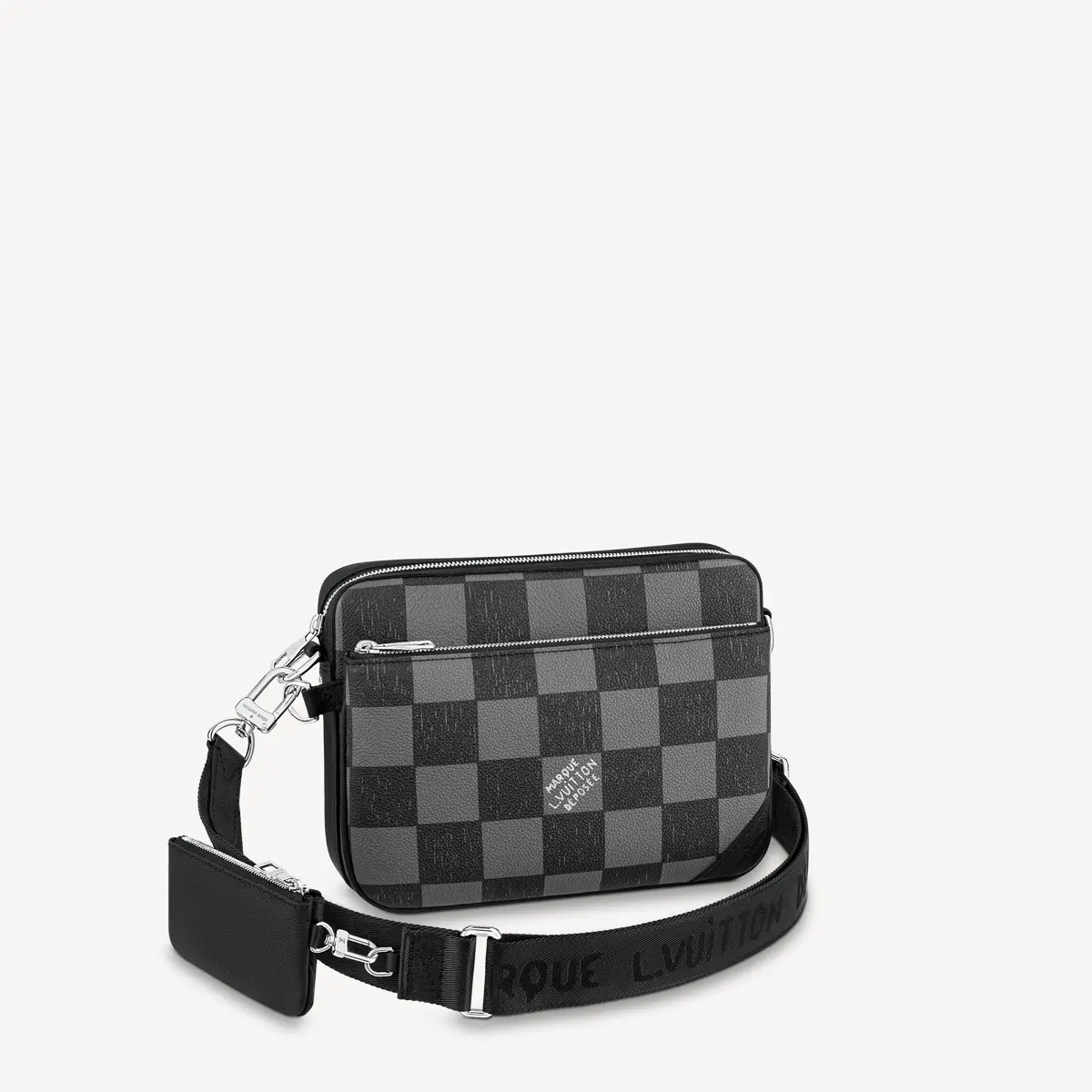 Damier Checkerboard Trio Messenger Bag N80401