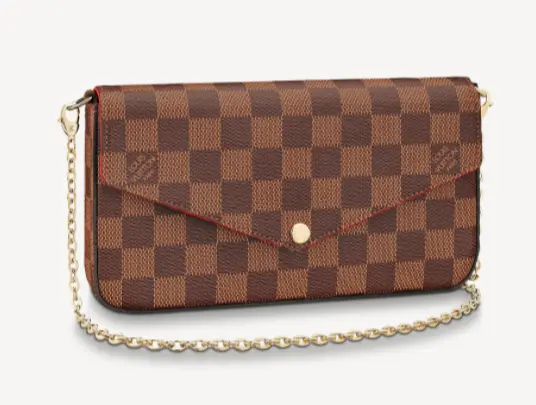 Damier Ebene Canvas Pochette Felicie N63032