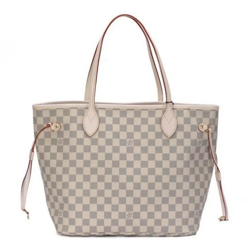 Damier Premium Azur NEVERFULL PM N51107