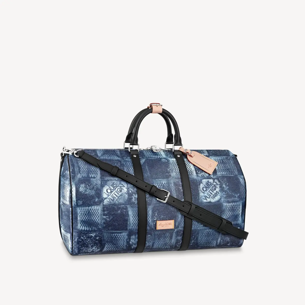 Damier Salt Canvas Keepall Bandouliere 50 N50059