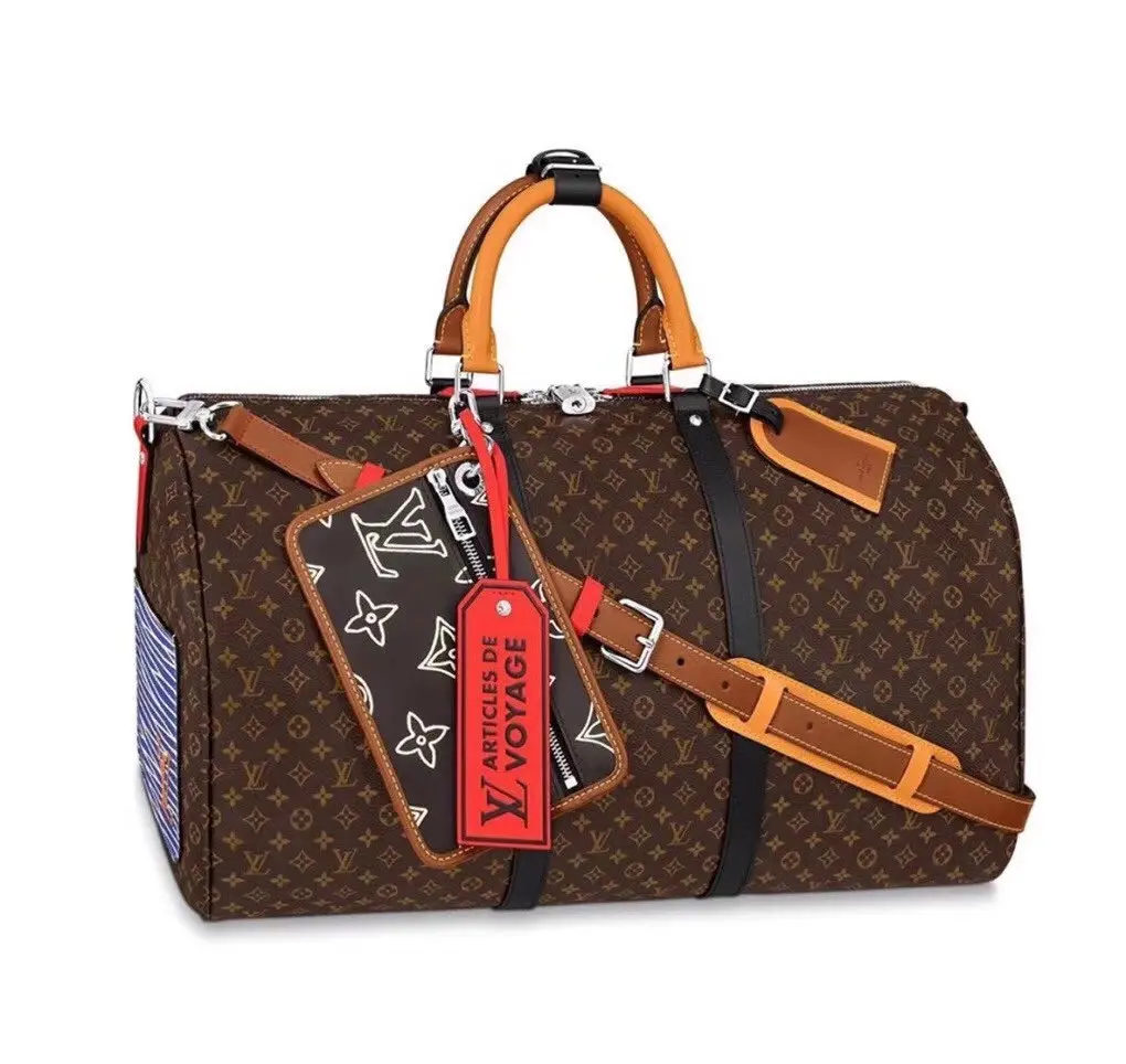 Keepall Bandouliere 50 Virgil Ablohs New Patchwork Version M56855