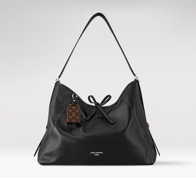 Leather CarryAll Dark MM Bag-Black M25143-black